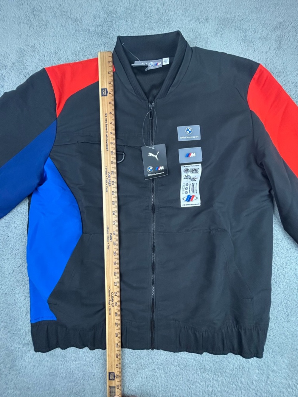 Puma Men's Size XL Blue BMW M Motorsport Street Motorsport Jacket 531129-04 F - Picture 2 of 14